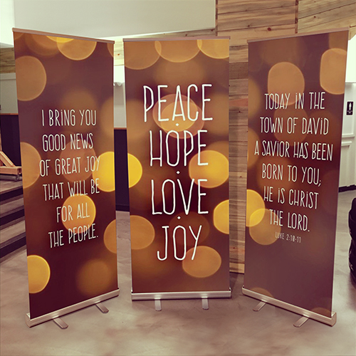 Banners, Easter, That We May Live, 2'7 x 6'7 3
